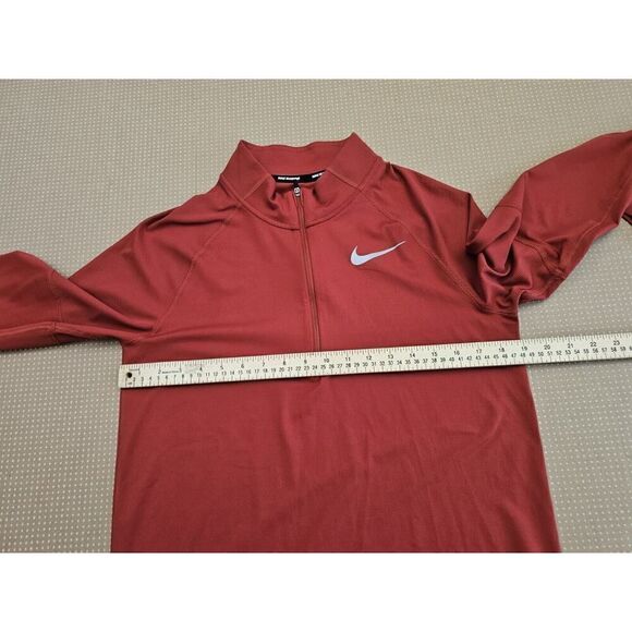Nike CD8273-642 Men's Element Half-Zip Running Top Shirt Burnt Orange Size S - Picture 6 of 13